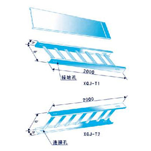 梯級式水平宜通橋架蓋--體 XQJ-T1--T2-01