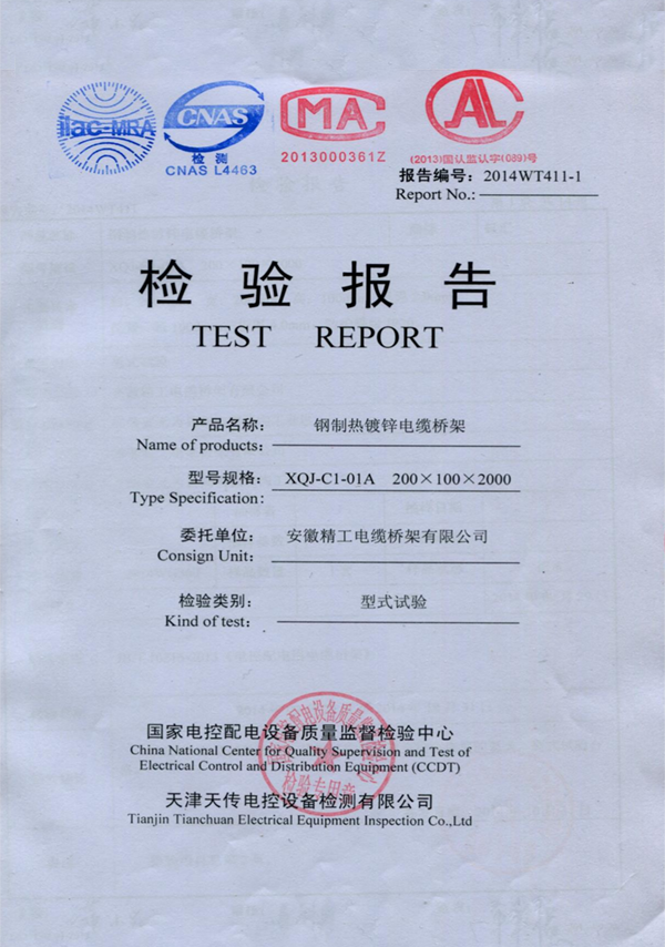檢驗(yàn)報(bào)告