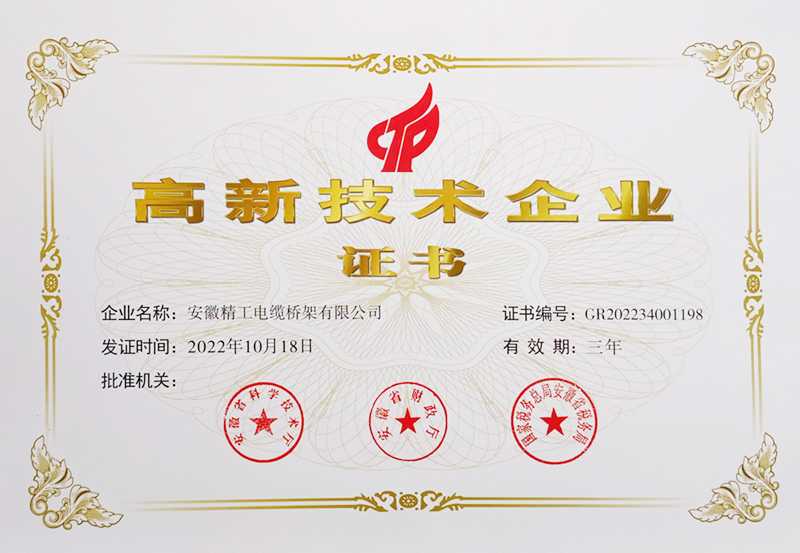 高新 技術(shù)證書